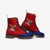 monkey d luffy one piece leather mountain boots 3 - One Piece Shoes Store