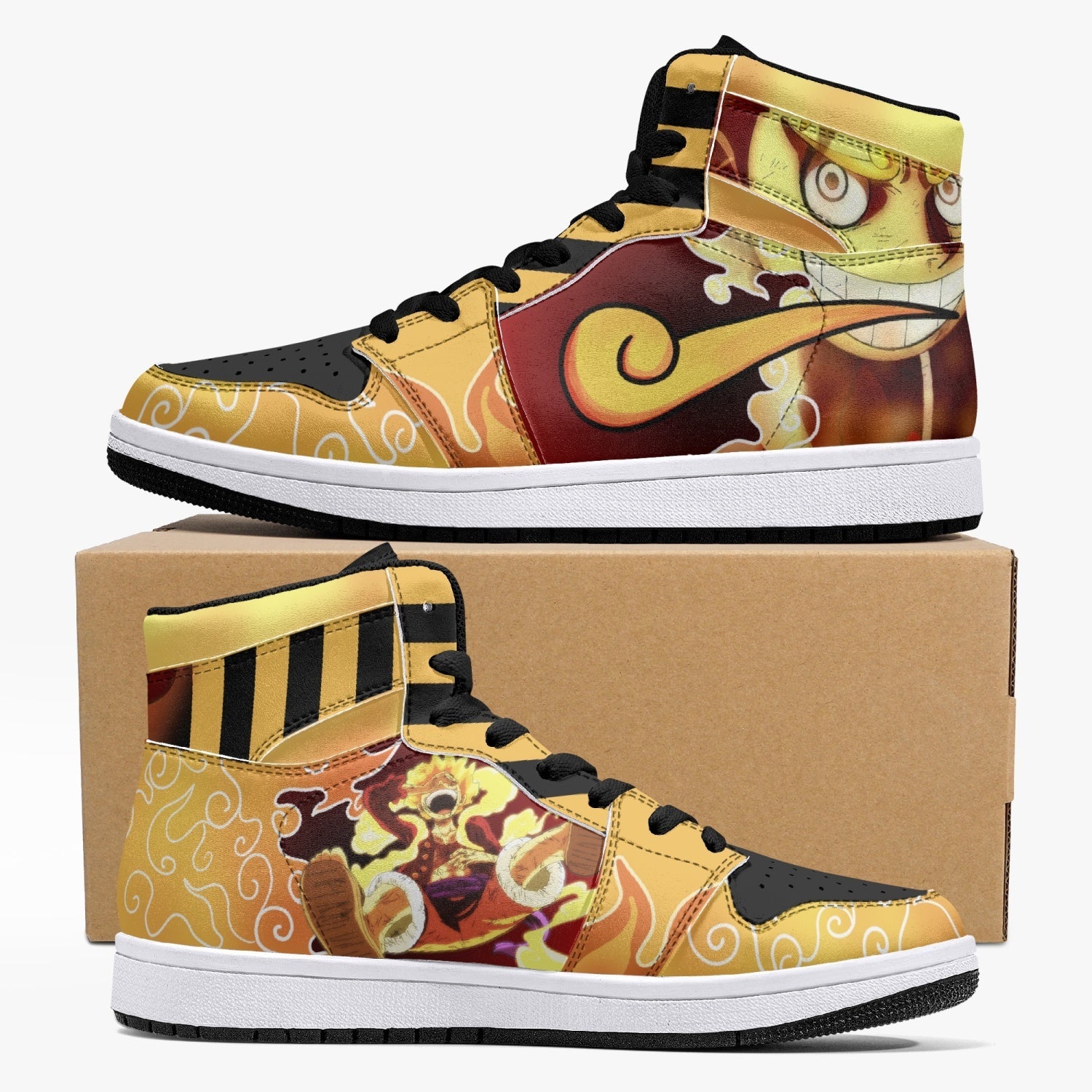 sun god luffy one piece j force shoes o84ka - One Piece Shoes Store