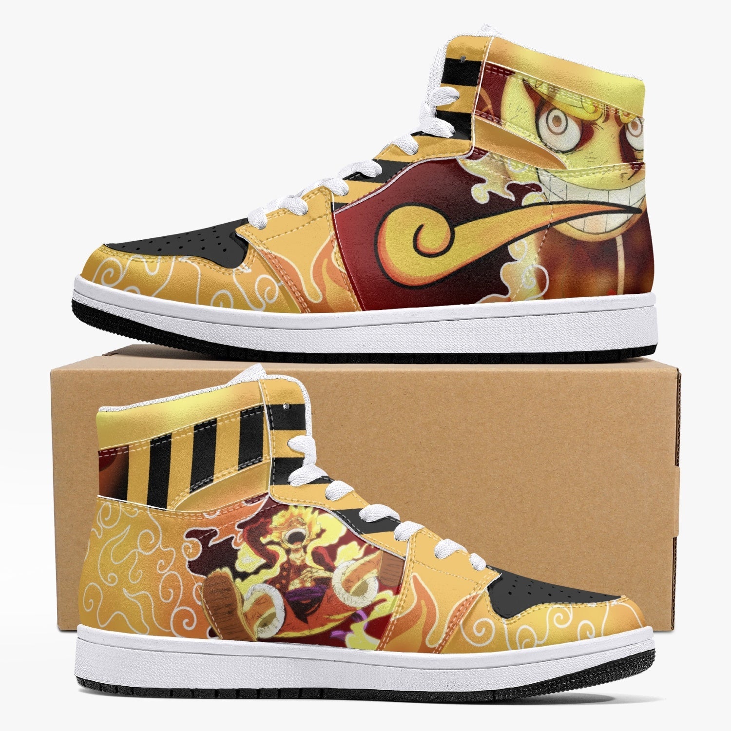 sun god luffy one piece j force shoes p6c8j - One Piece Shoes Store