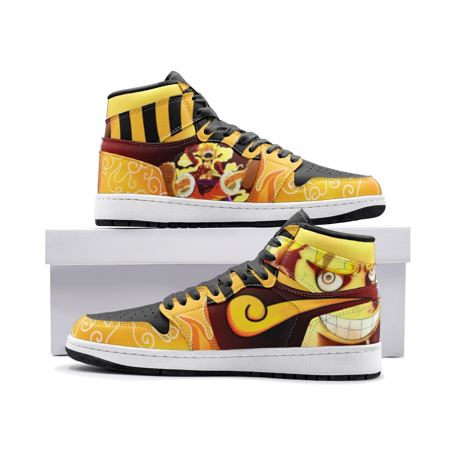 sun god luffy one piece jd1 shoes l1y8o - One Piece Shoes Store