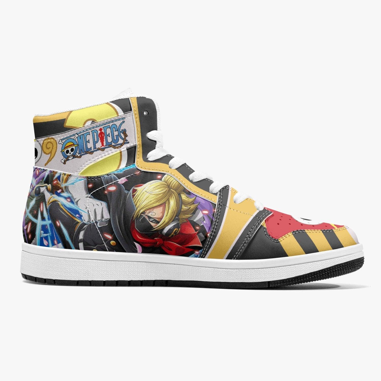 vinsmoke sanji stealth black one piece j force shoes 7cfdk - One Piece Shoes Store