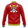 Monkey D. Luffy Pattern OP Varsity Jacket BACK - One Piece Shoes Store