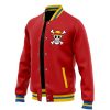 Monkey D. Luffy Pattern OP Varsity Jacket F RIGHT - One Piece Shoes Store