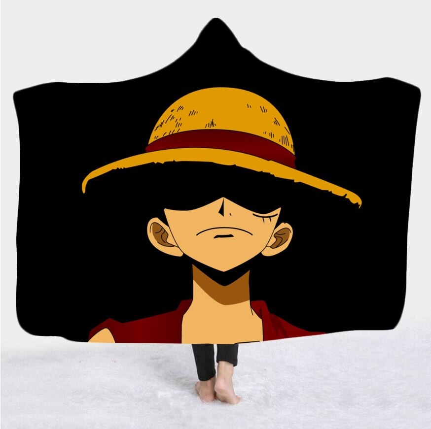 One Piece Straw Hat Wearable Blanket - One Piece Shoes Store