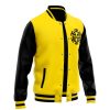 Trafalgar Law Pattern OP Varsity Jacket F LEFT - One Piece Shoes Store