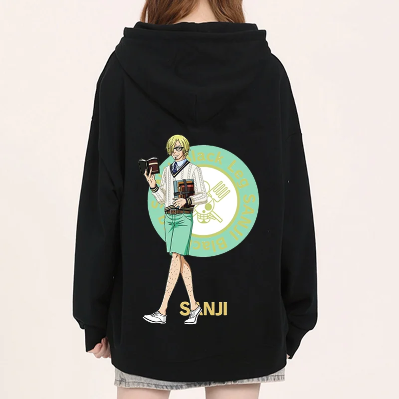 kf S5534982715ef4f6093a3f74d63453643T Anime ONE PIECE Hoodies Sanji casual men s and women s pullover role playing clothing autumn - One Piece Shoes Store